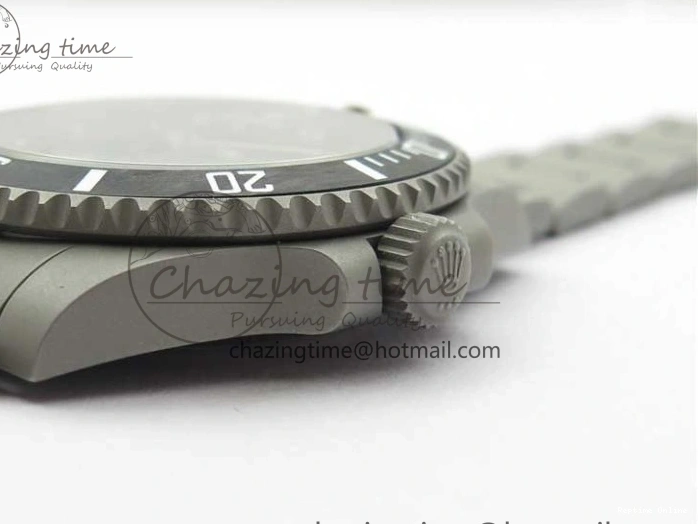 0522 Submariner 116610 Andrea Pirlo Sandblasted ROF Best Edition Carbon Bezel on Skeleton DIal SA TimelessDesign 2789